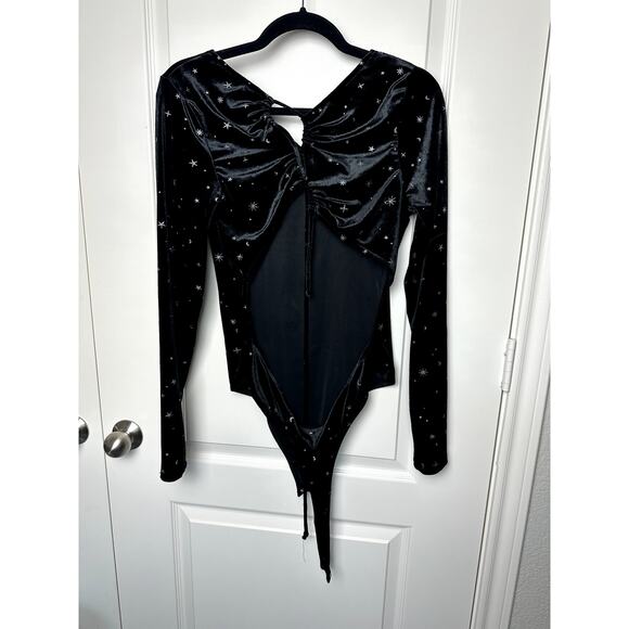 Wild Fable Large Open Back Long Sleeve Bodysuit - Picture 2 of 3